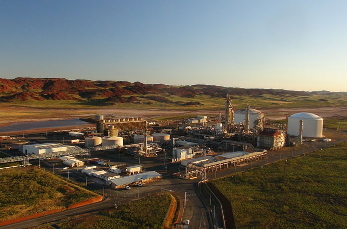 Yara Pilbara ammonia plant